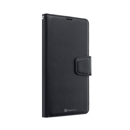 iPhone 15 Plus High-Quality Flip Wallet Phone Case — Black