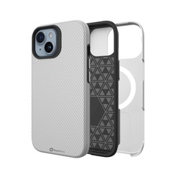 iPhone 15 Rugged Shockproof Phone Case — Silver Australia