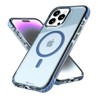 iPhone 15 Pro Max Transparent Drop-Resistant Phone Case — Blue