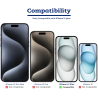 iPhone 15 Plus Clear Bumper Case Cover - Blue | Australia