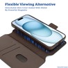 iPhone 15 Pro Max Folio Urbain Magnetic Leather Detachable