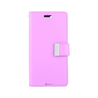 iPhone 15 High-Quality Flip Wallet Phone Case — Purple