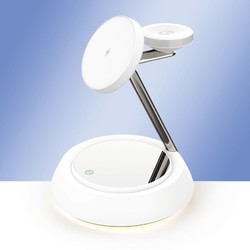 2 Multi Functions Wireless Charger Charging Pad LED