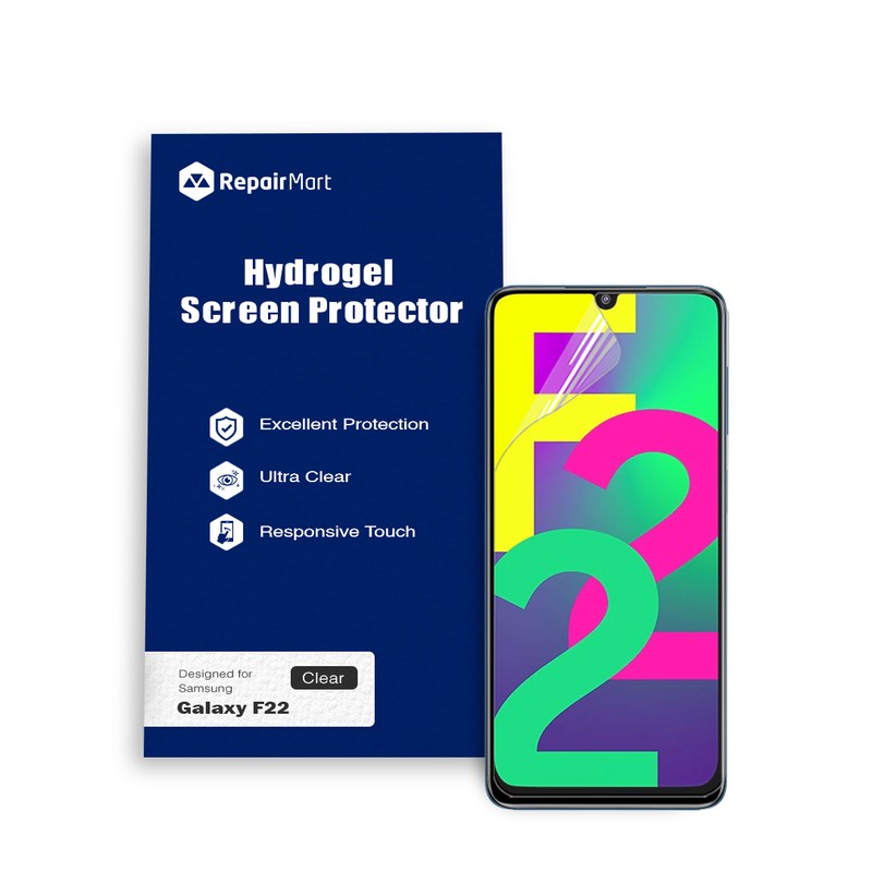 Samsung Galaxy F22 Compatible Premium Hydrogel Screen