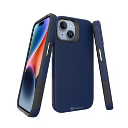 iPhone 15 Plus Rugged Shockproof Phone Case — Navy