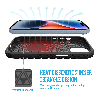 iPhone 15 Plus Rugged Shockproof Case Cover - Silver | Australia