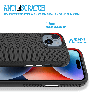 iPhone 15 Plus Rugged Shockproof Case Cover - Silver | Australia