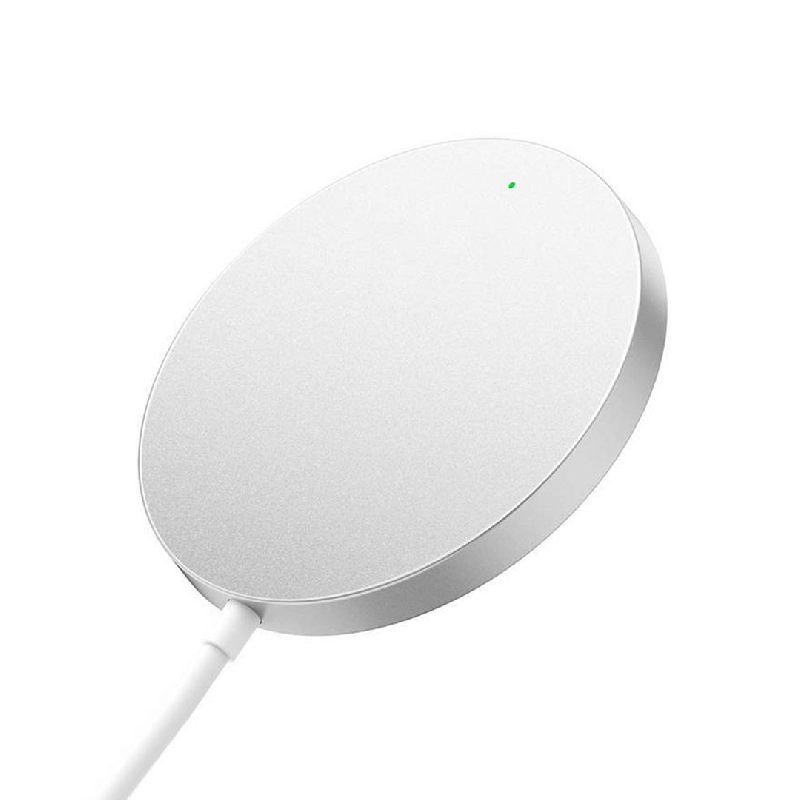 Simple Mini3 Magnetic Wireless Charger Charging Pad 15W Silver
