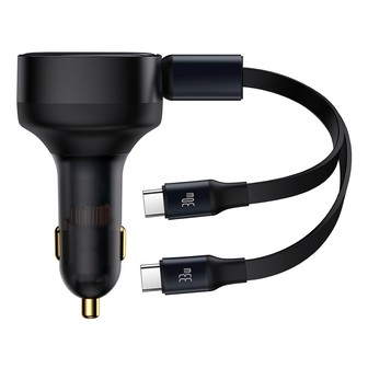 Retractable 2-in-1 Car Charger