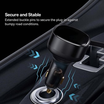 Retractable 2-in-1 Car Charger