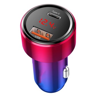 Digital Display Intelligent Dual Quick Car Charger