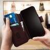 iPhone 15 Plus Folio Urbain Magnetic Leather Detachable