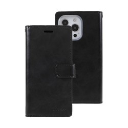 iPhone 15 Plus Flip Wallet Phone Case — Black