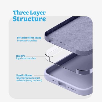 iPhone 15 Soft Silicone Phone Case Cover Shell Protector #6