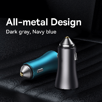 Dual Fast Car Charger 60W