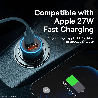 Dual Fast Car Charger 60W