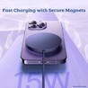 Simple Mini3 Magnetic Wireless Charger Charging Pad 15W Purple