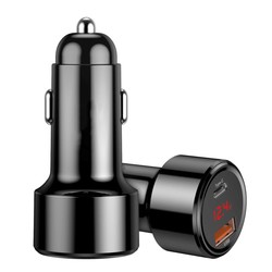Digital Display Intelligent Dual Quick Car Charger Australia