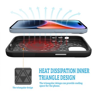 iPhone 15 Pro Rugged Shockproof Phone Case