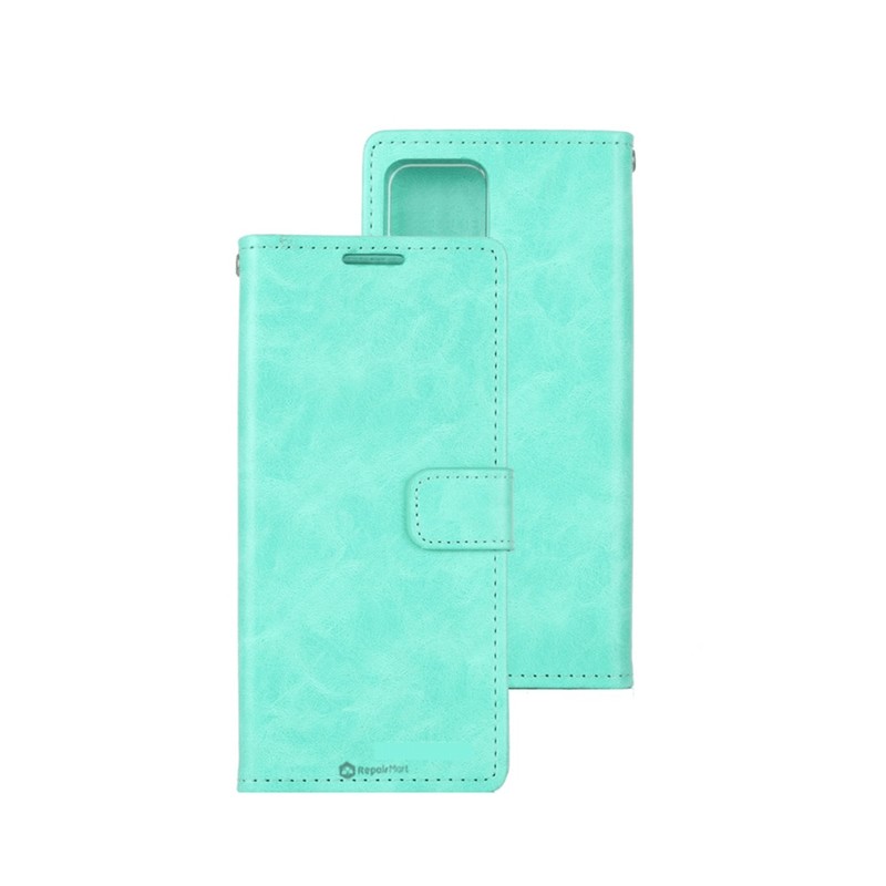 iPhone 15 Pro Flip Diary Phone Case — Mint