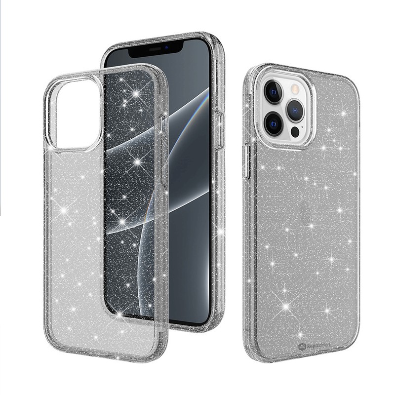 iPhone 15 Pro Max Heavy Duty Shiny Glitter Clear Camera #2