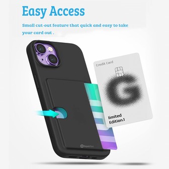 iPhone 15 Pro Slim & Tough Phone Case — Black