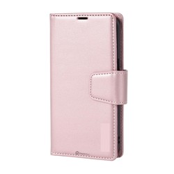 iPhone 15 Pro Magnetic Flip Wallet Phone Case — Rose Gold