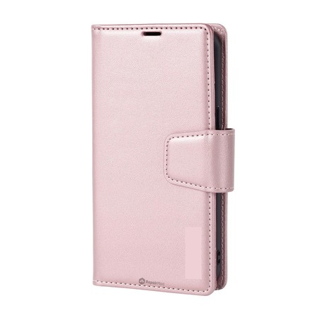 iPhone 15 Pro Magnetic Flip Wallet Phone Case — Rose Gold