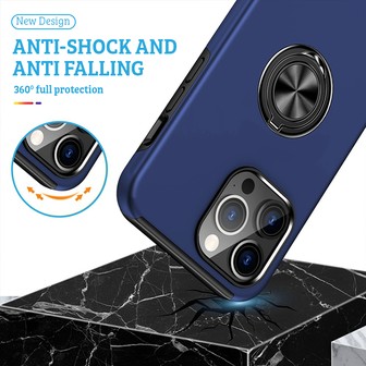 iPhone 15 Pro Comprehensive Protection Phone Case — Black
