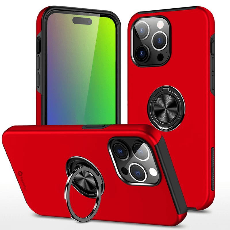 iPhone 15 Pro Comprehensive Protection Case Cover - Red | Australia