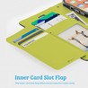 iPhone 15 Pro High-Quality Flip Wallet Phone Case — Mint