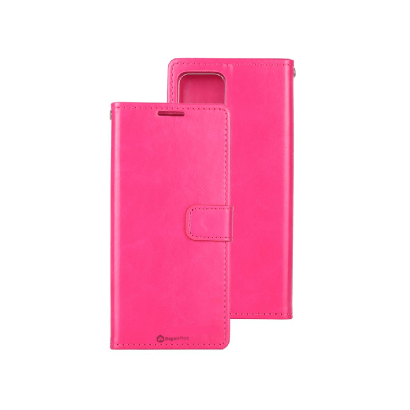 iPhone 15 Pro Bluemoon Diary Case Cover - Hot Pink | Australia