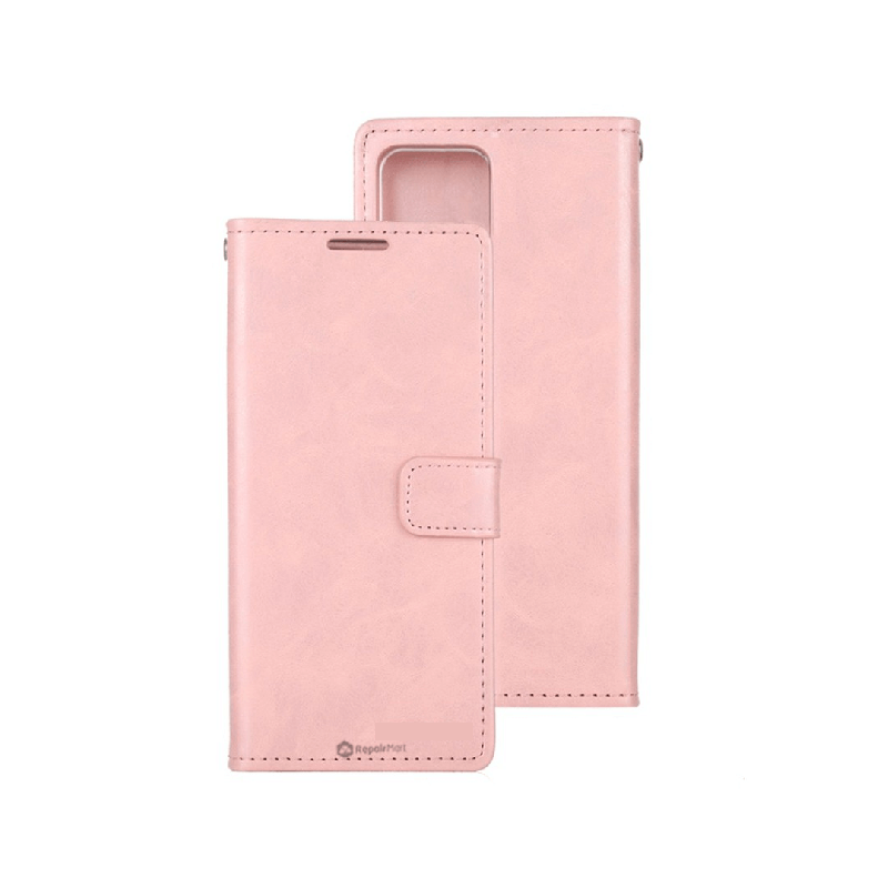 iPhone 15 Pro Max Flip Diary Case Cover - Rose Gold | Australia
