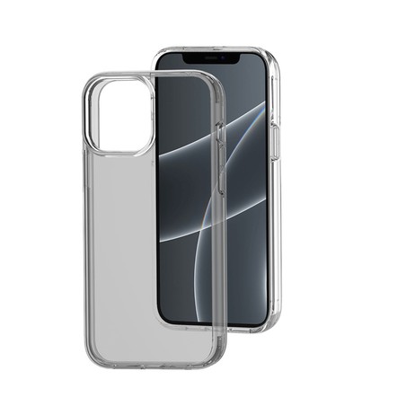 iPhone 14 Pro Max Clear Shockproof Phone Case — Black