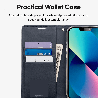 iPhone 15 Pro Max Flip Diary Case Cover - Black | Australia