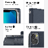 iPhone 15 Pro Max Flip Diary Case Cover - Black | Australia