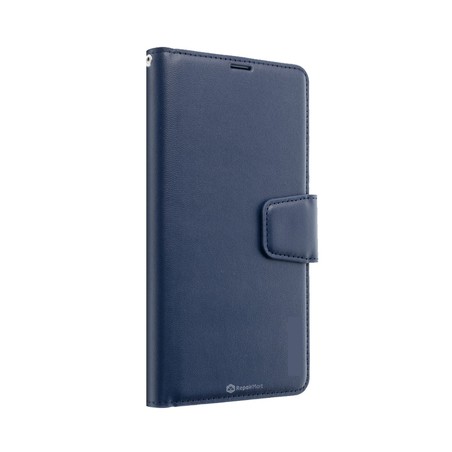 iPhone 15 Pro Max High-Quality Flip Wallet Phone Case — Navy
