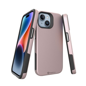 iPhone 15 Pro Max Rugged Shockproof Phone Case — Rose Gold