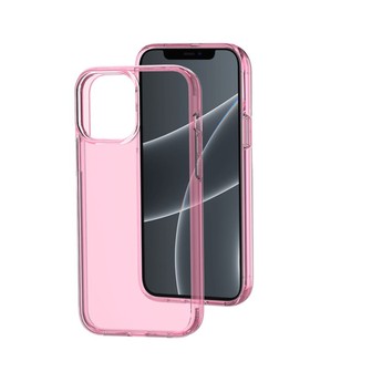 iPhone 14 Pro Clear Shockproof Phone Case — Pink