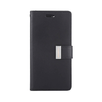 iPhone 14 Pro High-Quality Flip Wallet Case Cover - Black | Australia