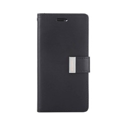 iPhone 14 Pro High-Quality Flip Wallet Phone Case — Black