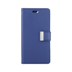 iPhone 14 Pro Max High-Quality Flip Wallet Phone Case — Navy