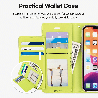 iPhone 14 Pro Rich Diary Stylish Protection Case Cover - Mint