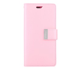 iPhone 14 Pro Max High-Quality Flip Wallet Phone Case — Pink
