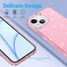 iPhone 14 Plus Heavy Duty Shiny Glitter Clear Camera Lens #2