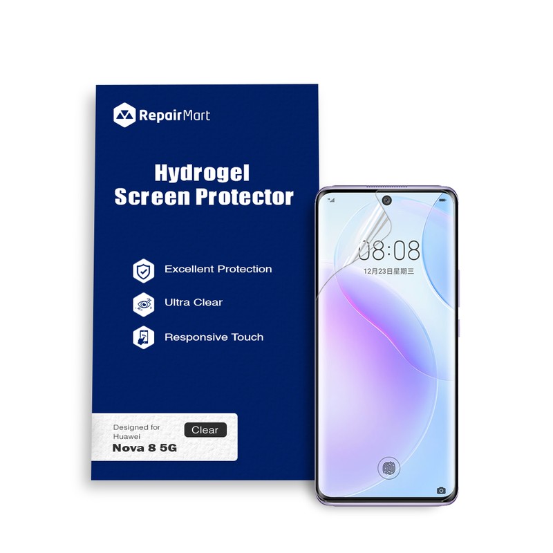 Huawei Nova 8 5G Compatible Premium Hydrogel Screen Protector
