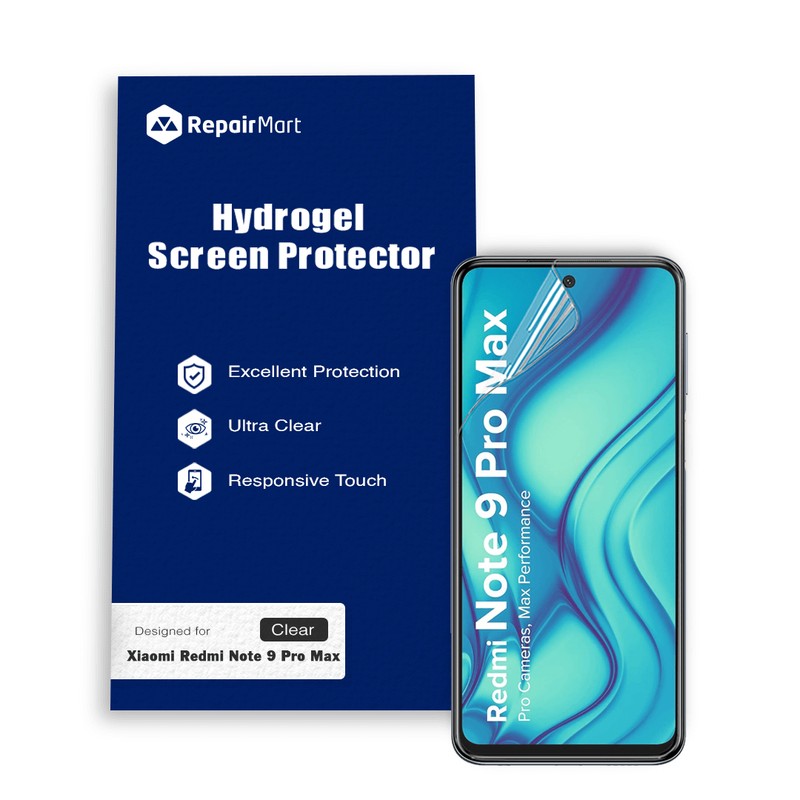 Xiaomi Redmi Note 9 Pro Max Compatible Premium Hydrogel