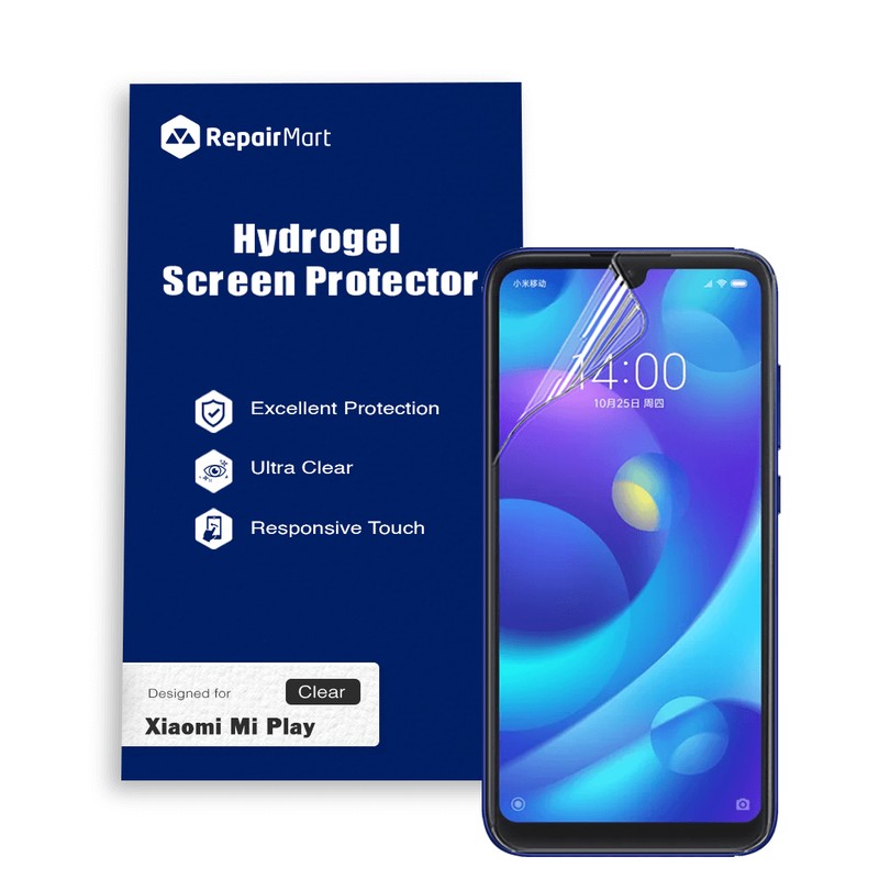 Xiaomi Mi Play Compatible Premium Hydrogel Screen Protector