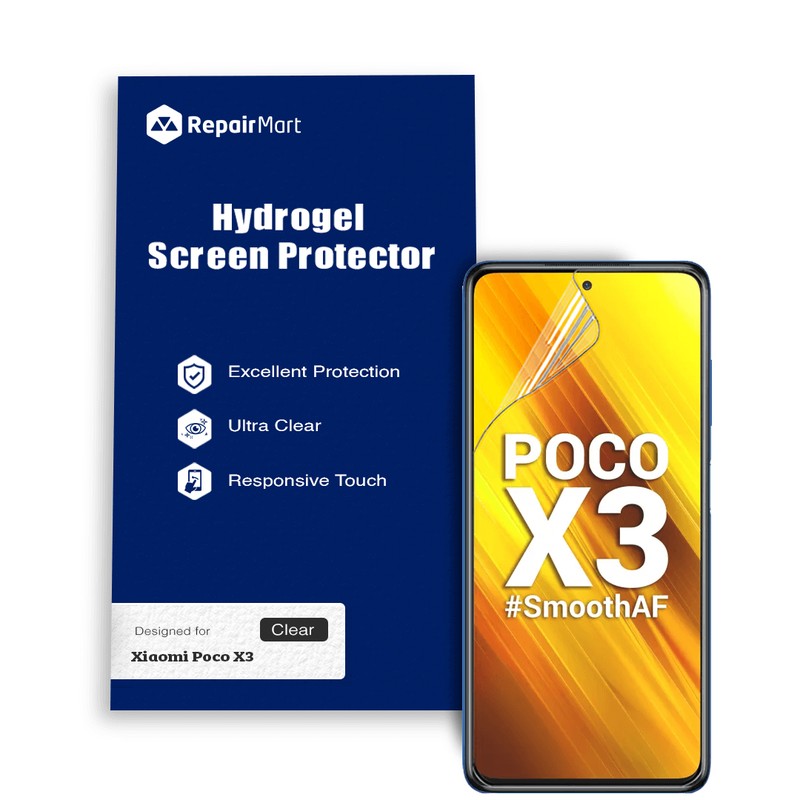 Xiaomi Poco X3 Compatible Premium Hydrogel Screen Protector