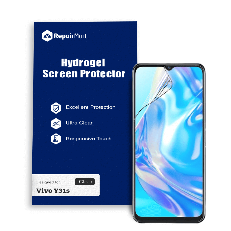 Vivo Y31s Compatible Premium Hydrogel Screen Protector With